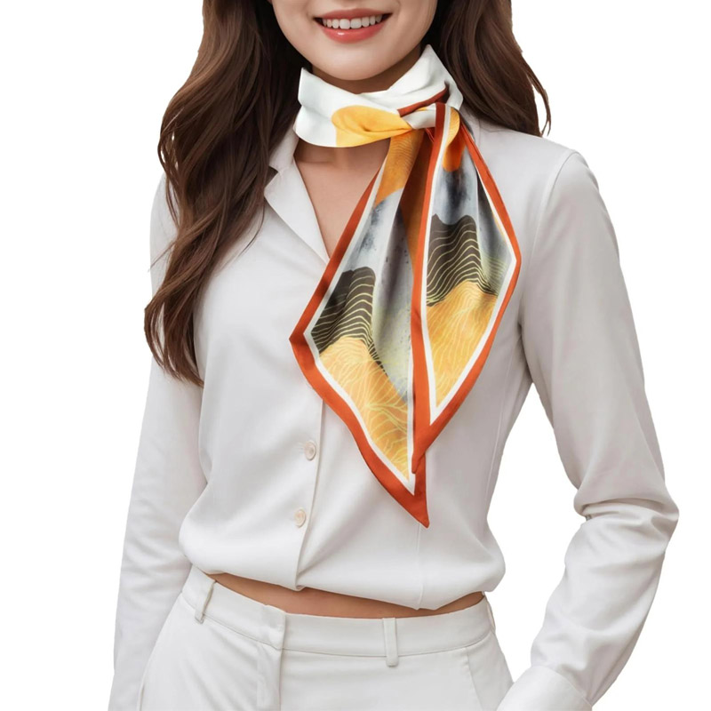 Mode rayures cheveux ruban éch - Ascot Neck Scarf avis et prix