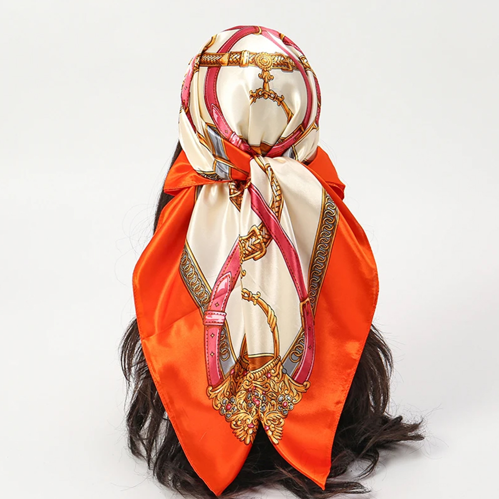 Foulards de mode 90*90cm pour  - Scarf Silk Square avis et prix